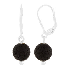 Orecchini in argento con Perla di Lava