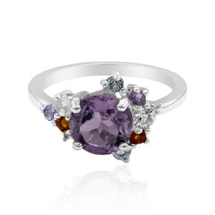 Anello in argento con Ametista Boliviana