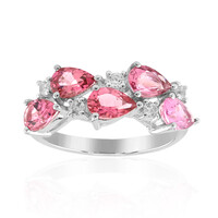 Anello in argento con Tormalina Rosa Brasiliana (Pallanova)