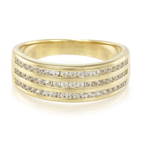 Anello placcato in oro con Zircone