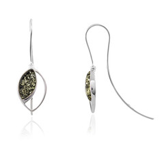 Orecchini in argento con Ambra Baltica