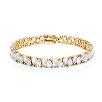 Bracciale in argento con Topazio Bianco