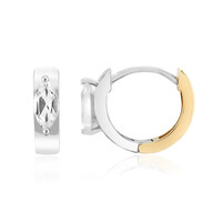 Orecchini in argento con Topazio Bianco