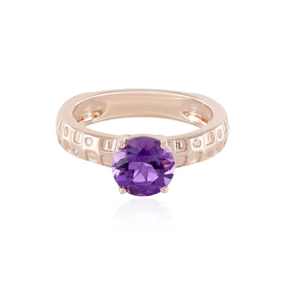 Anello in argento con Ametista