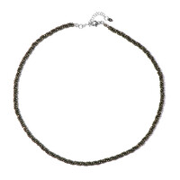 Collana in argento con Pirite
