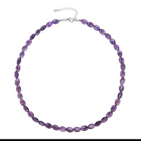 Collana in argento con Ametista Zambiana