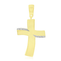 Ciondolo in argento con Diamante I1 (G)