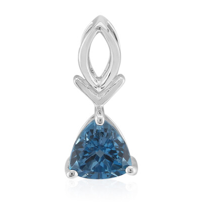 Ciondolo in argento con Topazio Blu Londra