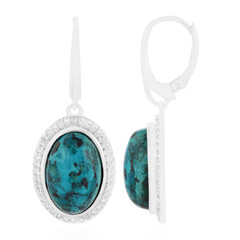 Orecchini in argento con Crisocolla
