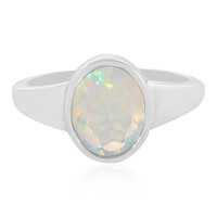 Anello in argento con Opale di Welo