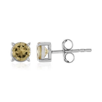 Orecchini in argento con Berillo Giallo