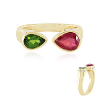 Anello in argento con Rubino Bemainty (Adela Silber)