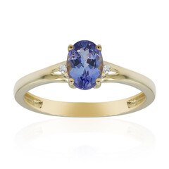 Anello in oro con Tanzanite AAA