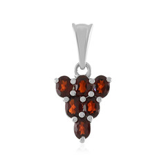 Ciondolo in argento con Granato Rosso