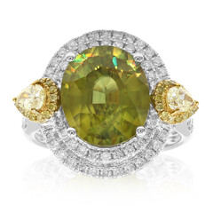 Anello in oro con Sfene (Smithsonian)