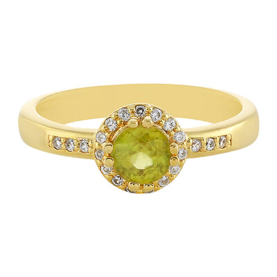 Anello in argento con Sfene
