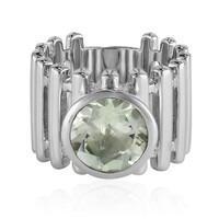 Anello in argento con Ametista Verde
