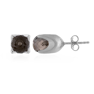 Orecchini in argento con Quarzo Fumè