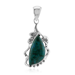Ciondolo in argento con Crisocolla (Art of Nature)