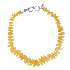 Collana in argento con Quarzite Gialla (Dallas Prince Designs)