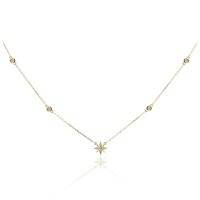 Collana in oro con Diamante SI2 (H) (CIRARI)