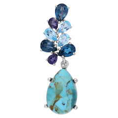Ciondolo in argento con Turchese