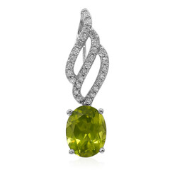 Ciondolo in argento con Peridoto