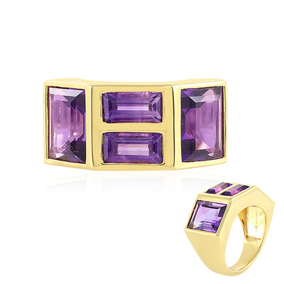 Anello in argento con Ametista Siberiana