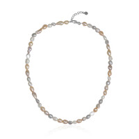 Collana in argento con Perla di Acqua Dolce (TPC)