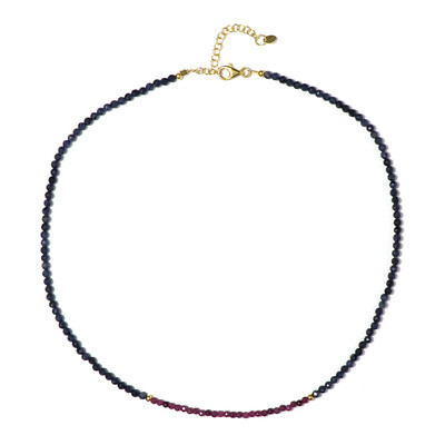Collana in argento con Rubino Mozambico (Riya)