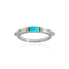 Anello in argento con Turchese Sleeping Beauty (Faszination Türkis)