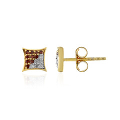 Orecchini in argento con Diamante I4 (J)