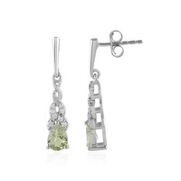 Orecchini in argento con Granato Menta Merelani