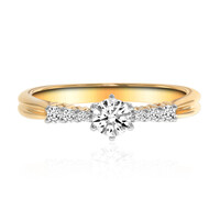 Anello in oro con Diamante IF (D)