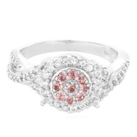 Anello in argento con Tormalina Rosa
