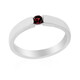 Anello in argento con Spinello Rosso