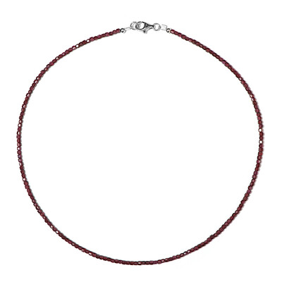 Collana in argento con Granato d’India