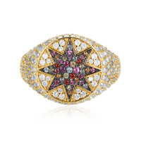 Anello in argento con Citrino