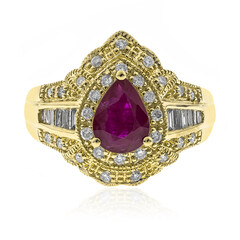 Anello in oro con Rubino della Birmania (AMAYANI)