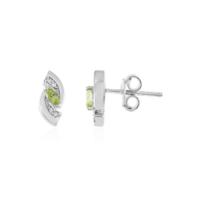 Orecchini in argento con Peridoto