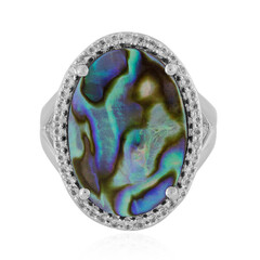 Anello in argento con Conchiglia Abalone