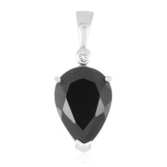 Ciondolo in argento con Spinello Nero