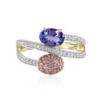 Anello in oro con Tanzanite