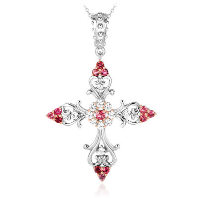 Collana in argento con Tormalina Rosa (Dallas Prince Designs)