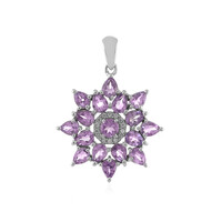 Ciondolo in argento con Ametista Rose de France