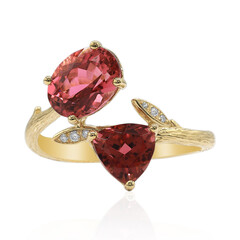 Anello in oro con Tormalina Neon del Congo (Smithsonian)