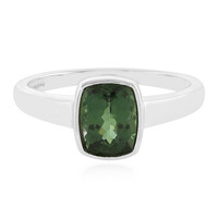 Anello in argento con Apatite Cromo