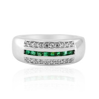 Anello in argento con Smeraldo Zambia