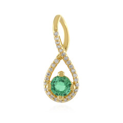 Ciondolo in argento con Smeraldo Etiope