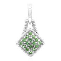 Ciondolo in argento con Tsavorite